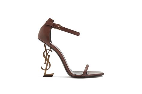 ysl opyum sandals brown|saint laurent opyum sandals.